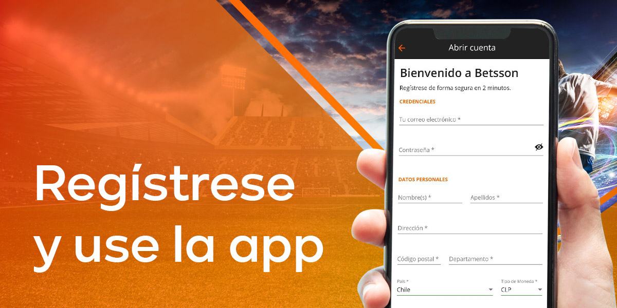 Cómo crear una nueva cuenta Betsson utilizando la aplicación móvil Betsson